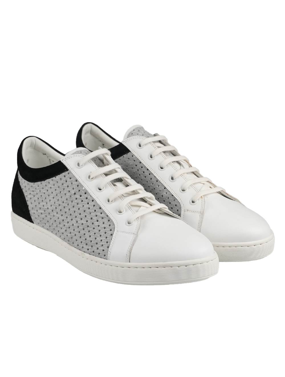 Kiton Kiton Multicolor Leather Cotton Sneakers Multicolor 000