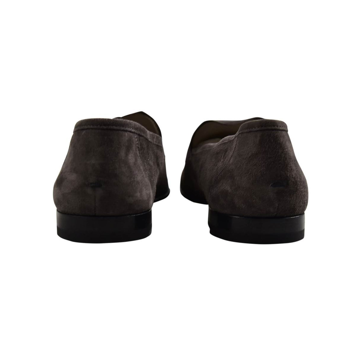 KITON Gray Leather Suede Sneakers Shoes