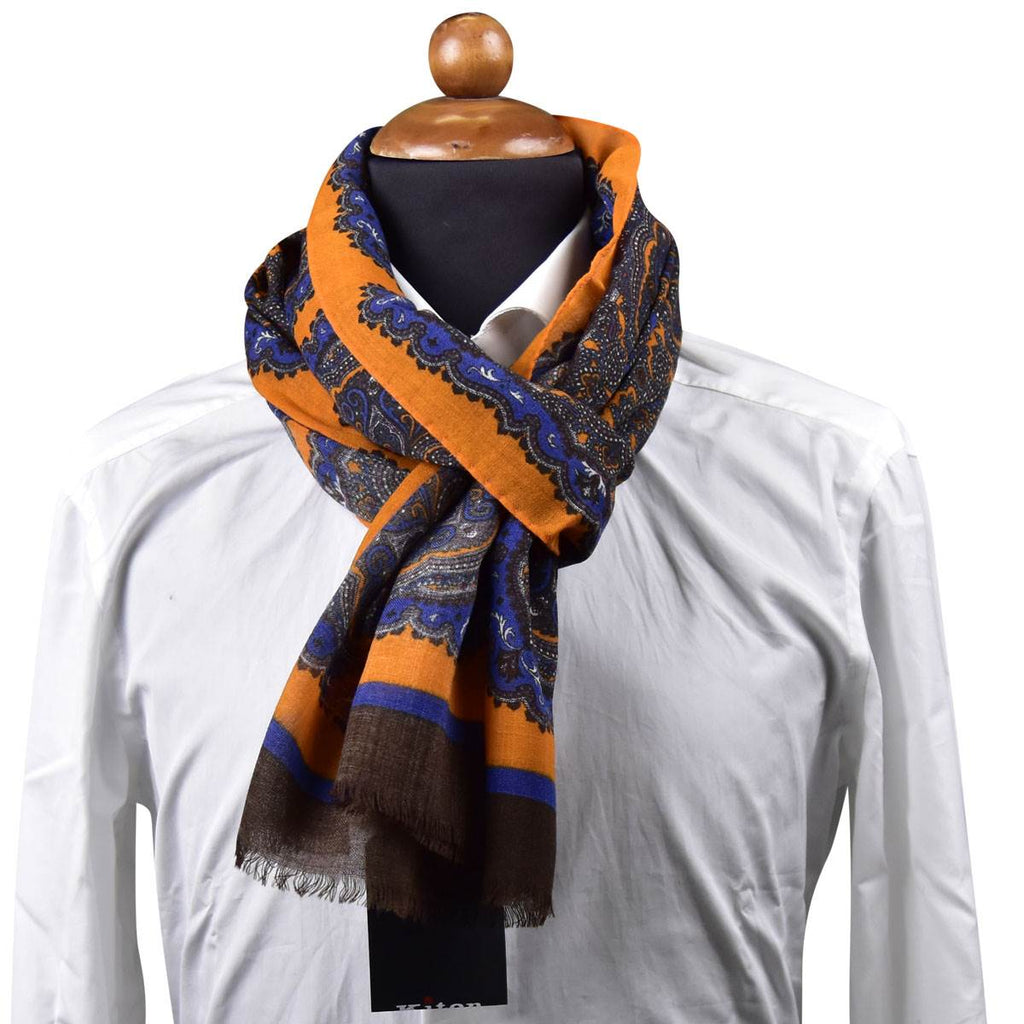 Kiton KITON Multicolor Wool Cashmere Scarf Multicolor 000