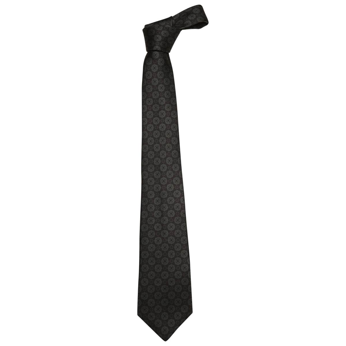 Kiton KITON Green Black Silk Tie Green/Black 000