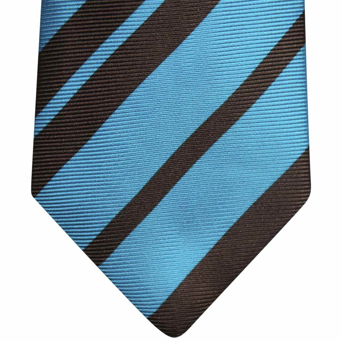 Kiton KITON Blue Black Silk Tie Blue/Black 001