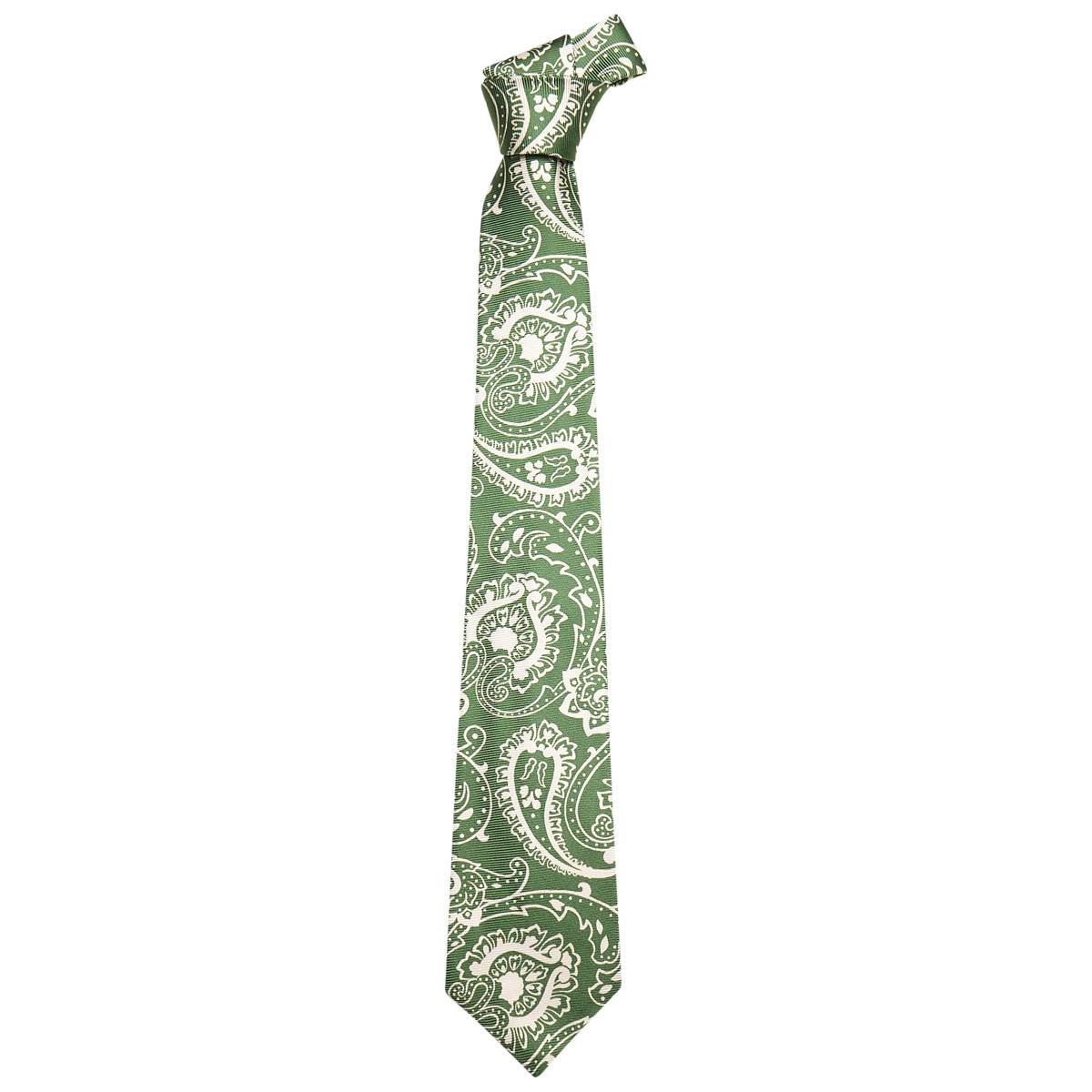 Kiton KITON Green White Silk Tie Green/White 000