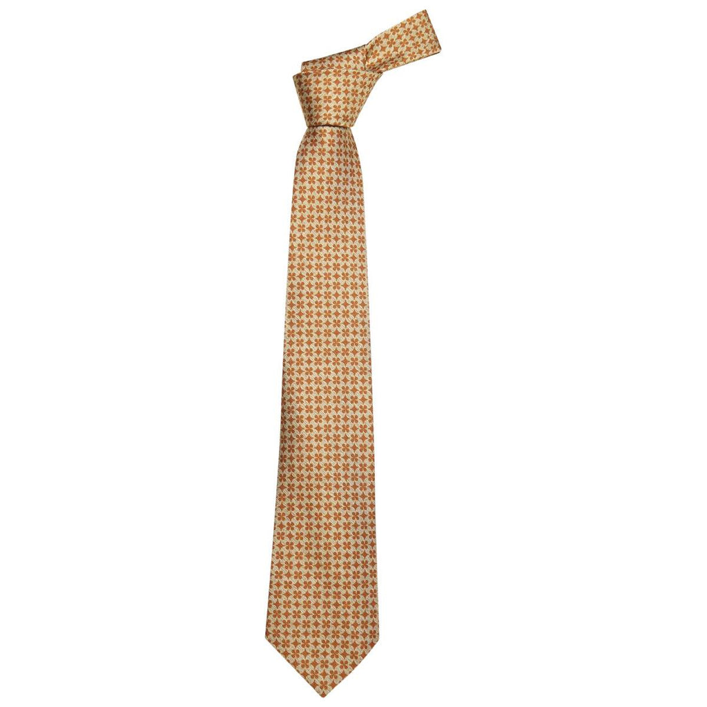 Kiton KITON Green Brown Silk Tie Green/Brown 000