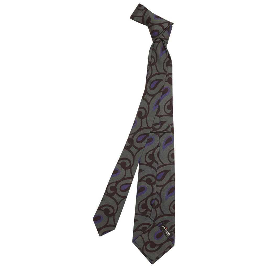 KITON Multicolor Wool Tie