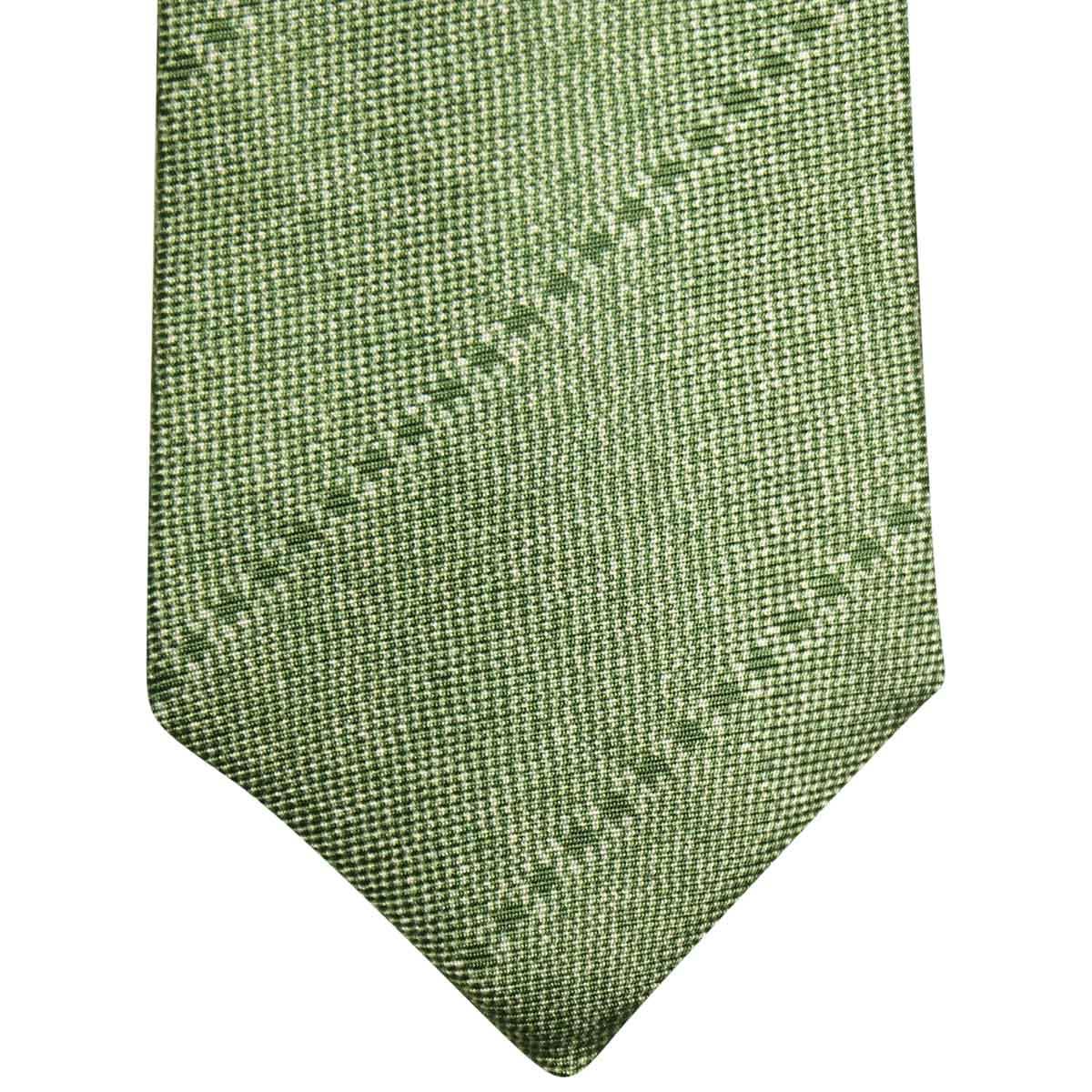 Kiton KITON Green Silk Tie Green 001