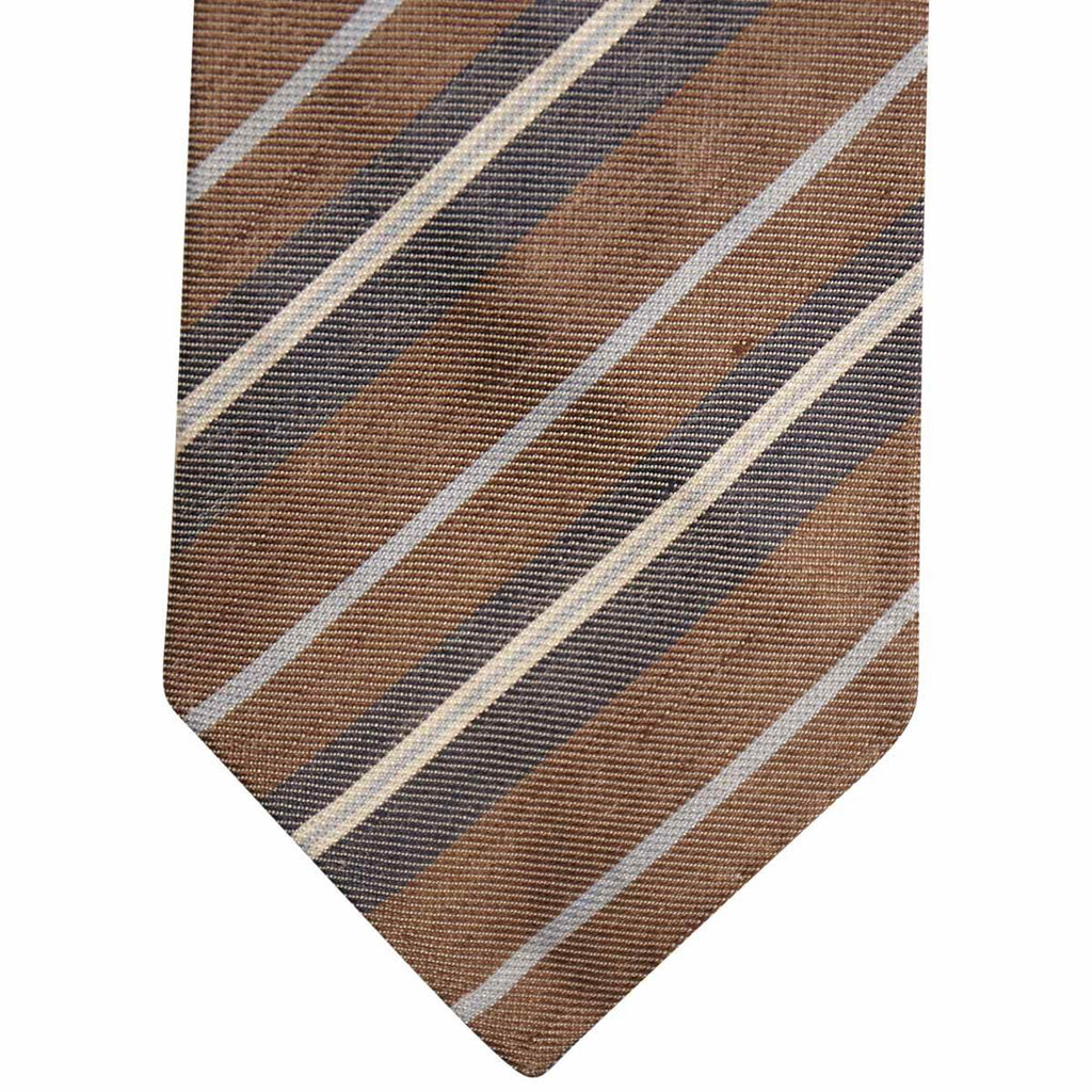 Kiton KITON Multicolor Silk Linen Tie Multicolor 001