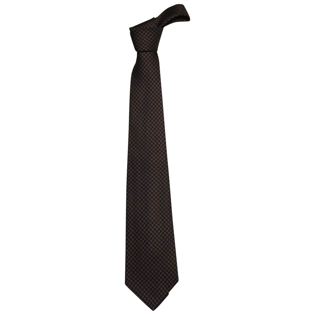Kiton KITON Violet Black Silk Tie Violet/Black 000