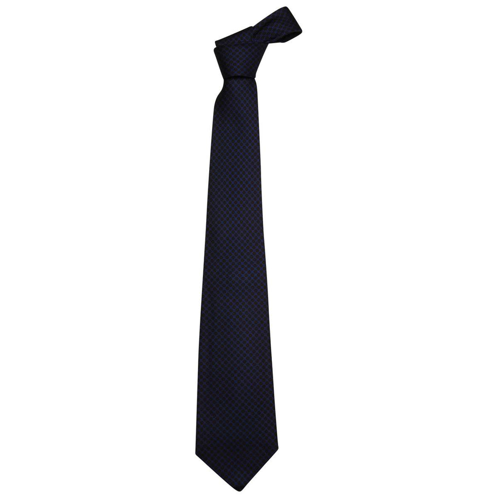 Kiton KITON Black Blue Silk Tie Black/Blue 000