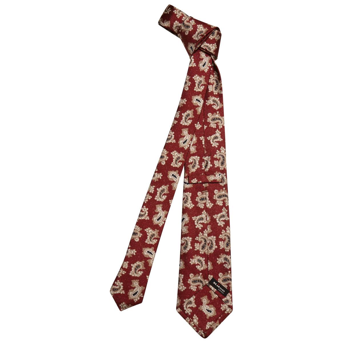 KITON Multicolor Silk Tie