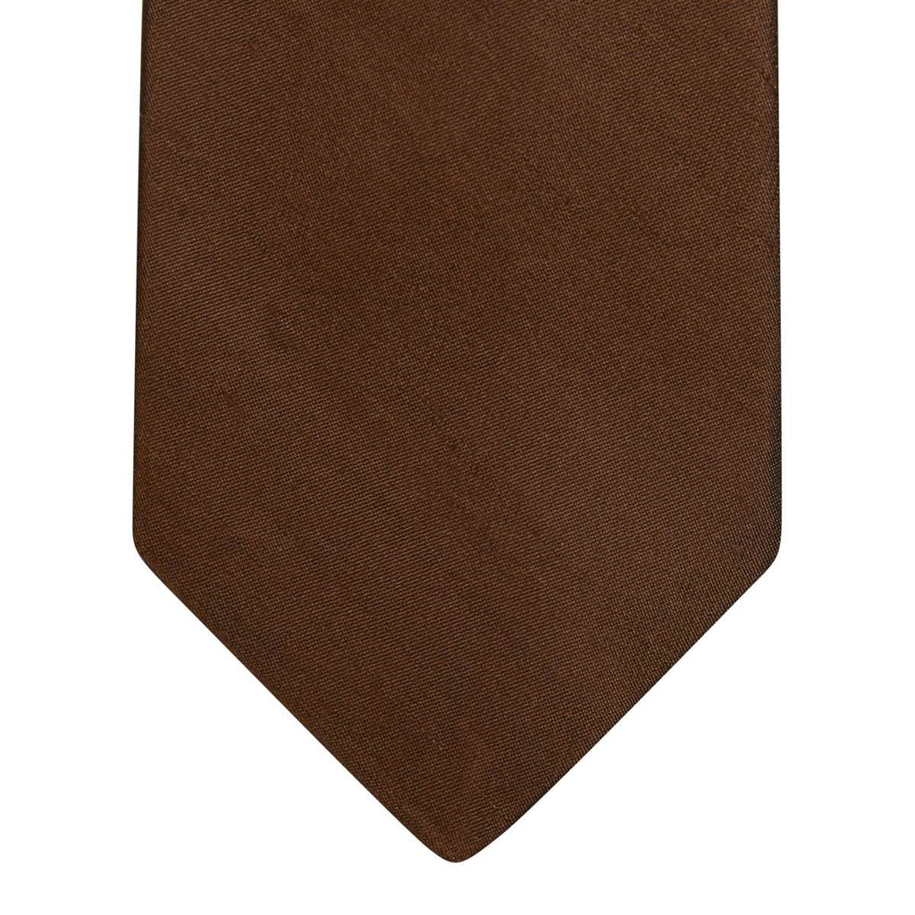 Kiton KITON Brown Silk Tie Brown 001