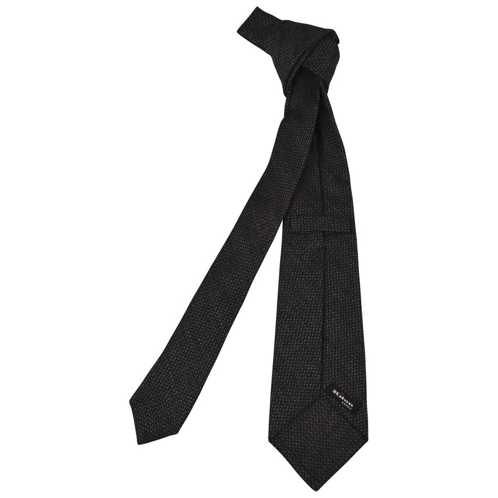KITON Multicolor Cashmere Wool Silk Tie