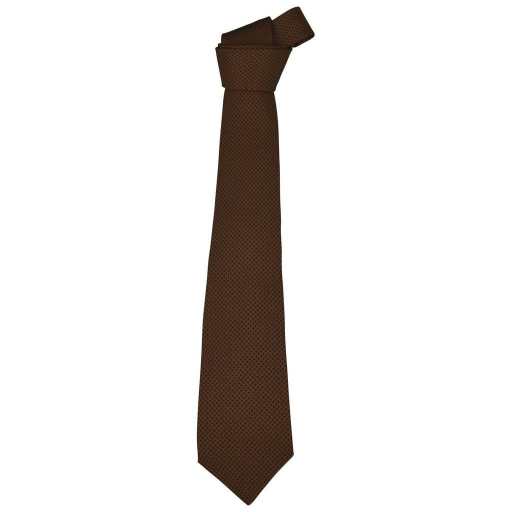 Kiton KITON Brown Blue Silk Tie Brown/Blue 000