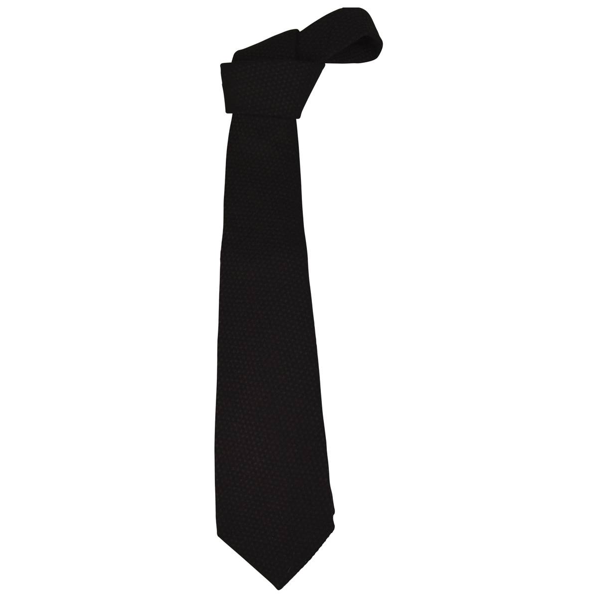Kiton KITON Brown Black Wool Cashmere Tie Brown/Black 000