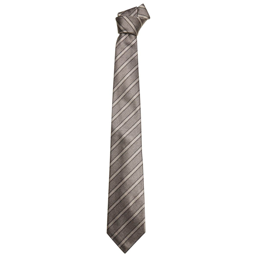 Kiton KITON Gray Silk Cotton Tie Gray 000