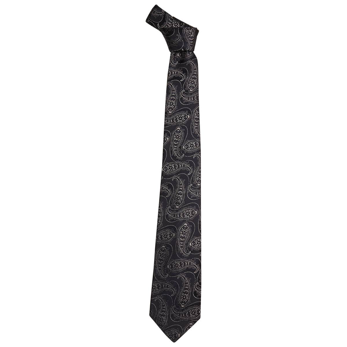 Kiton KITON Blue White Silk Tie Blue/White 000
