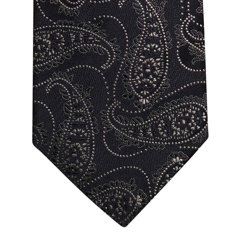 Kiton KITON Blue White Silk Tie Blue/White 001