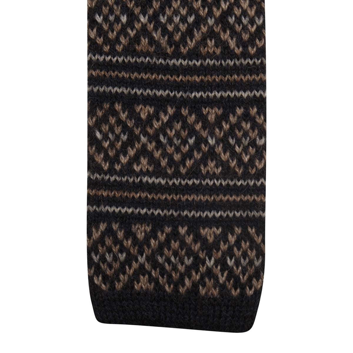 Kiton KITON Multicolor Acrilico Alpaca Wool Tie Multicolor 001