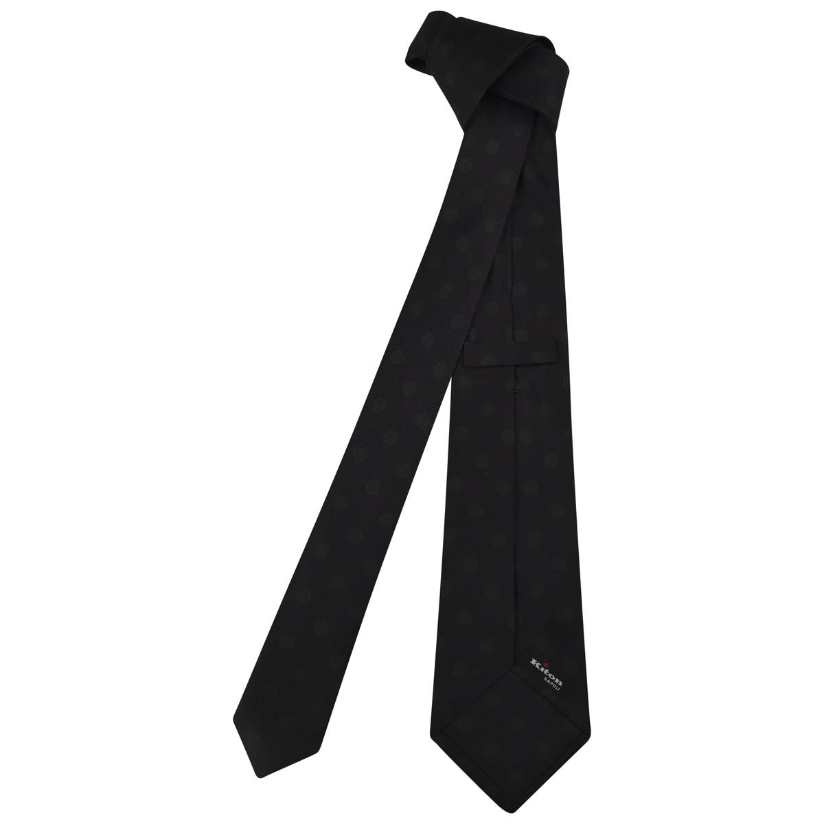 KITON Green Silk Tie