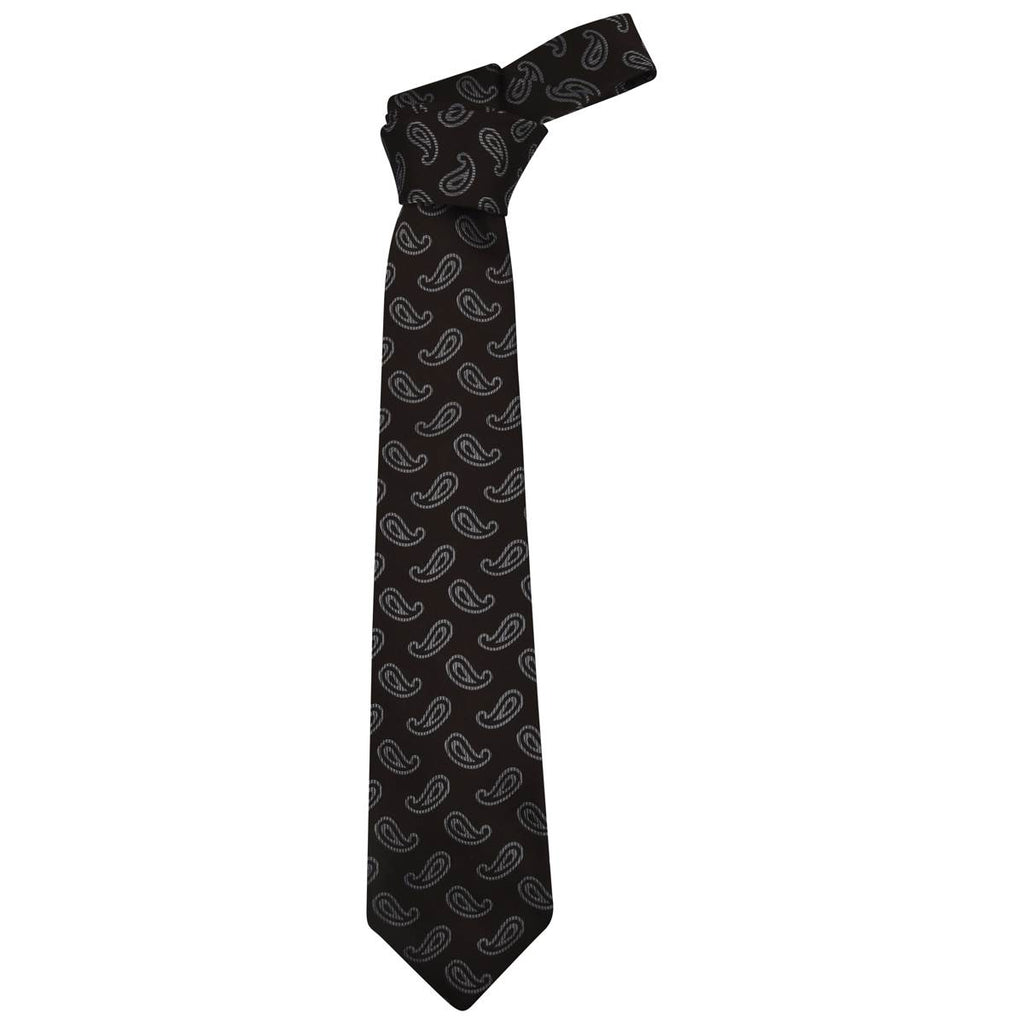Kiton KITON Silver Brown Silk Tie Silver/Brown 000