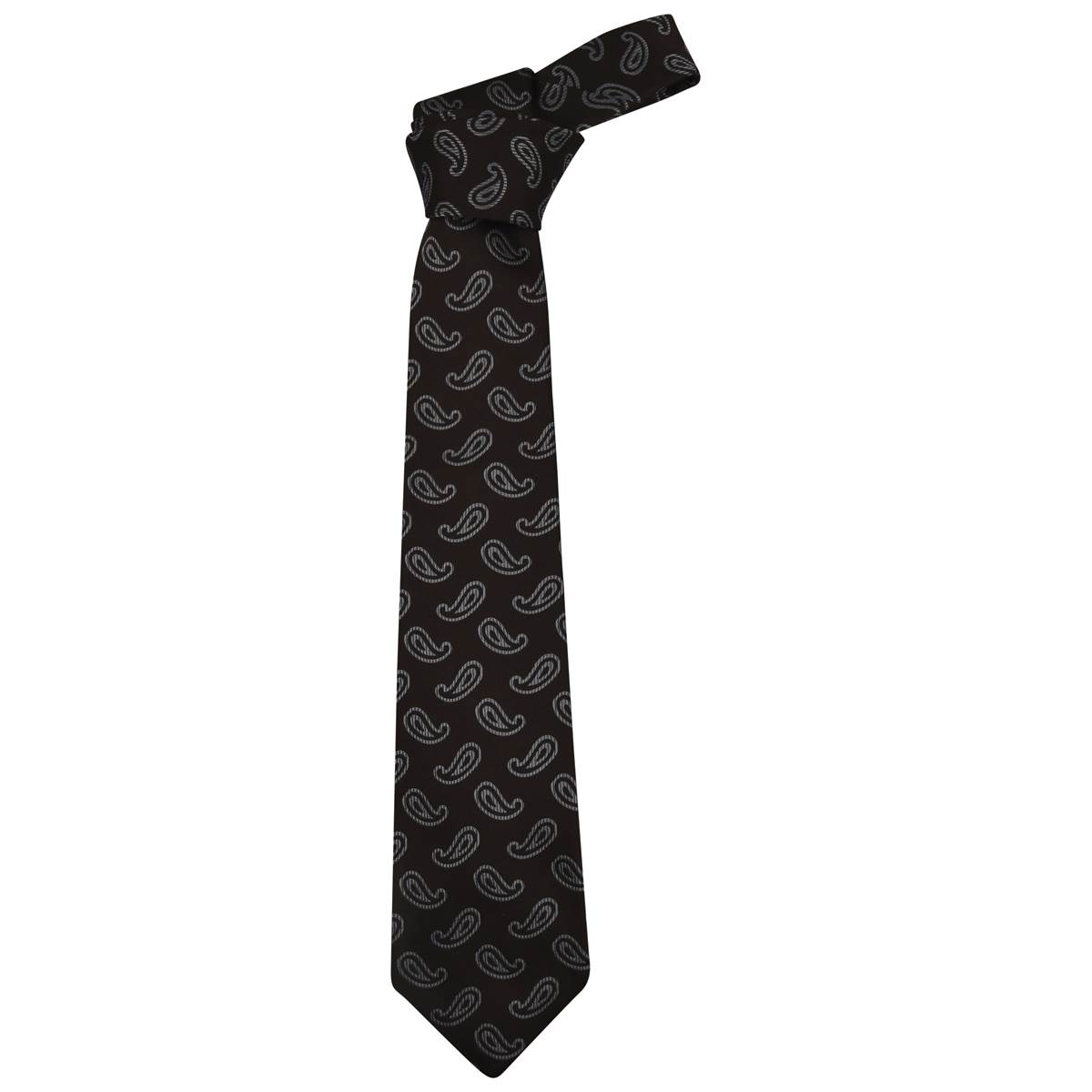 Kiton KITON Silver Brown Silk Tie Silver/Brown 000
