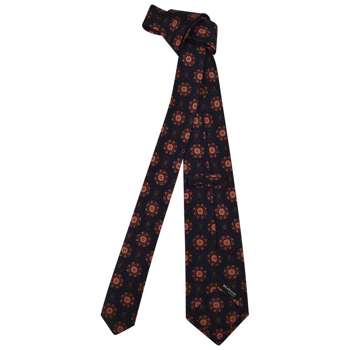 KITON Multicolor Silk Tie