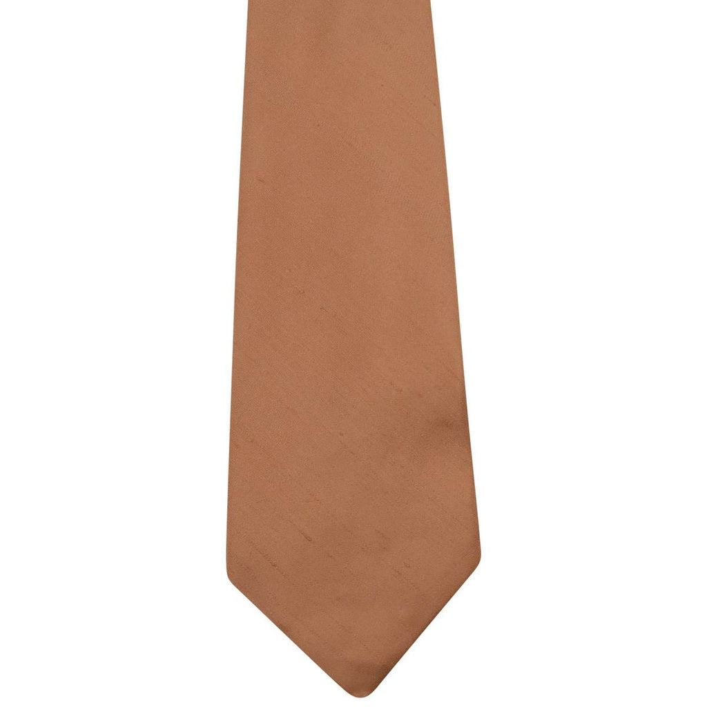 Kiton KITON Orange Silk Tie Orange 001