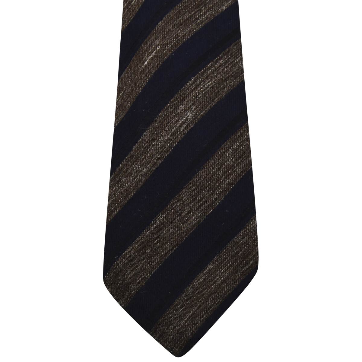 KITON Multicolor Silk Virgin Wool Linen Tie