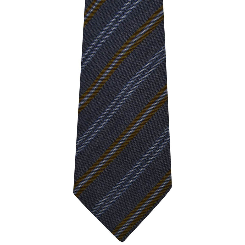 Kiton KITON Multicolor Virgin Wool Wool Silk Tie Multicolor 001