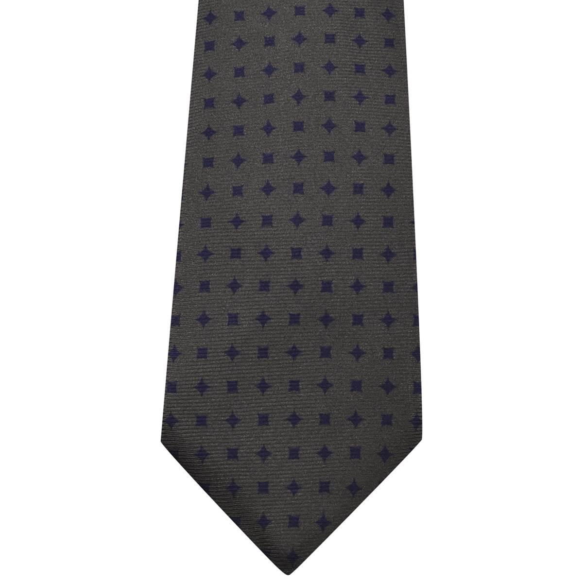 Kiton KITON Green Violet Silk Tie Green/Violet 001
