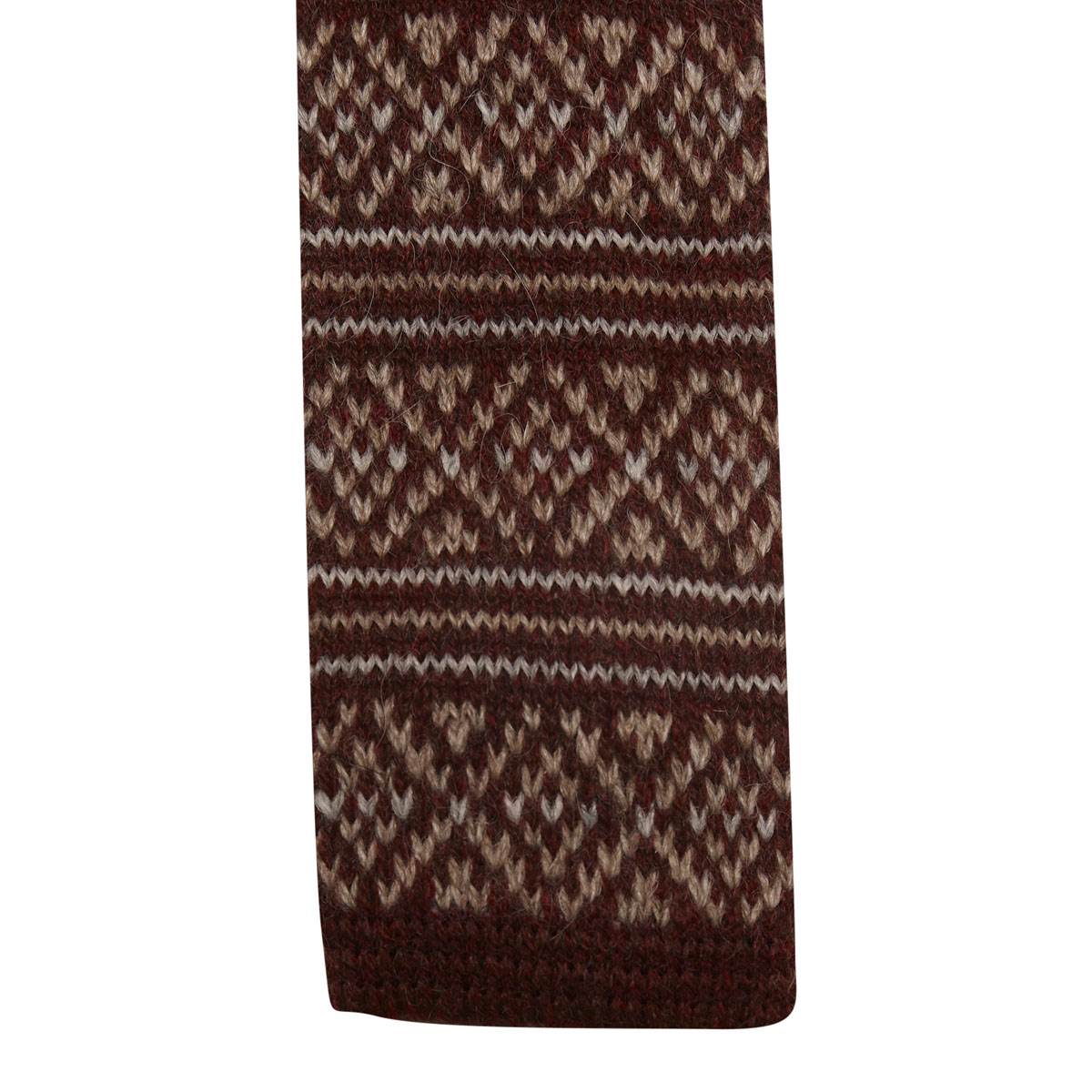 Kiton KITON Multicolor Acrilico Alpaca Wool Tie Multicolor 001
