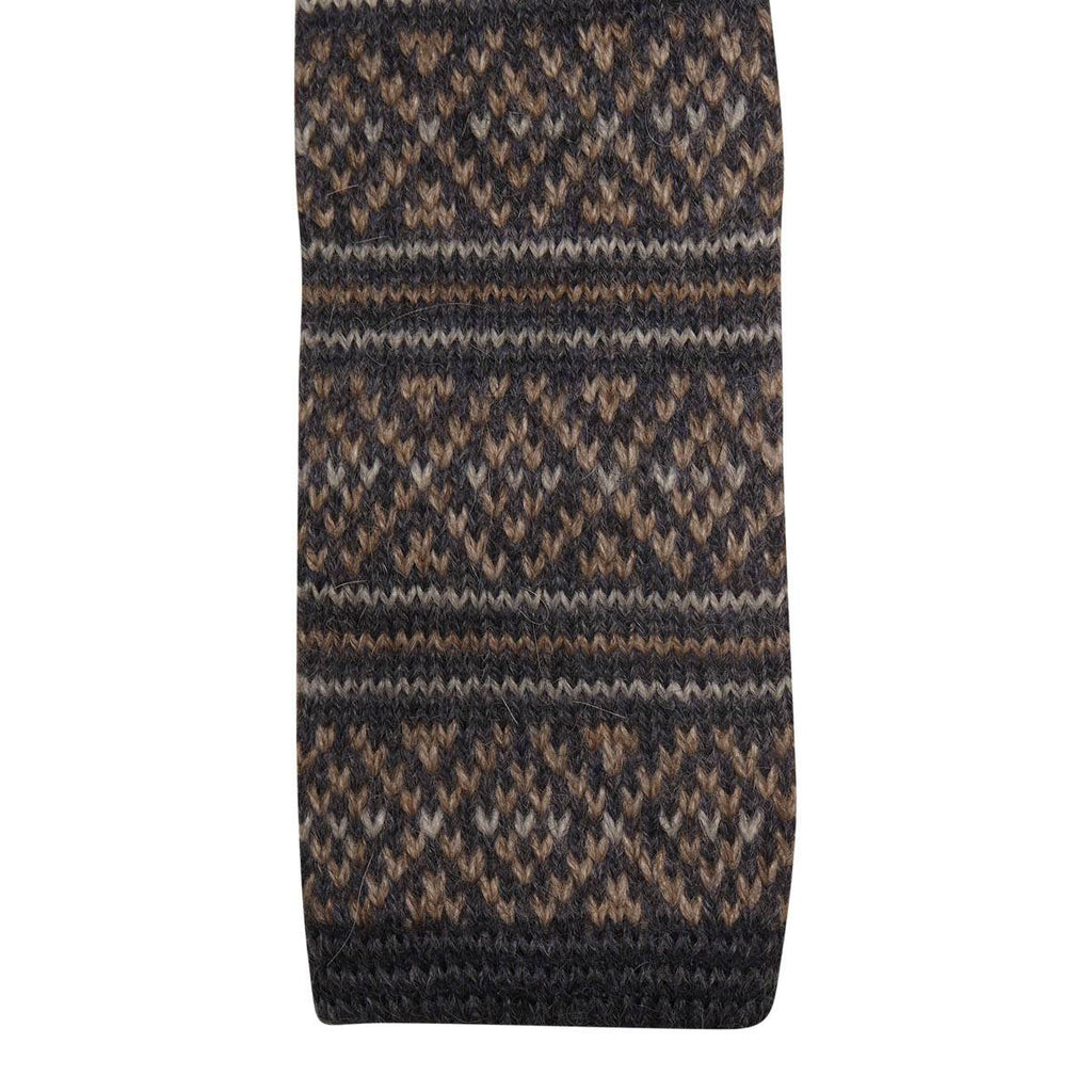 Kiton KITON Multicolor Acrilico Alpaca Wool Tie Multicolor 001