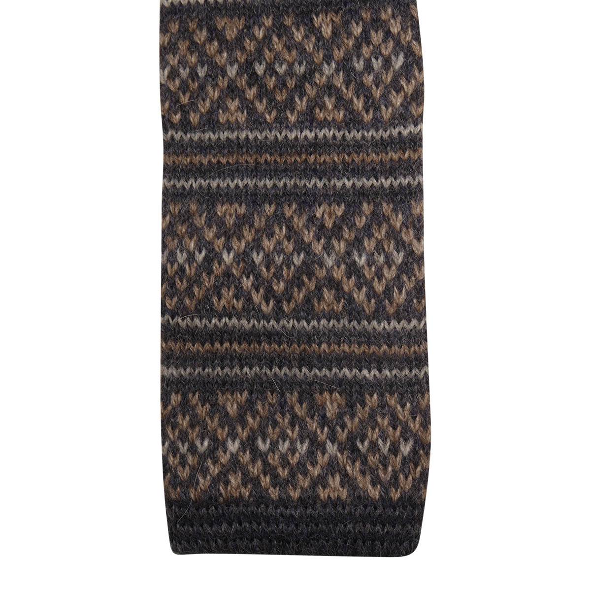 Kiton KITON Multicolor Acrilico Alpaca Wool Tie Multicolor 001