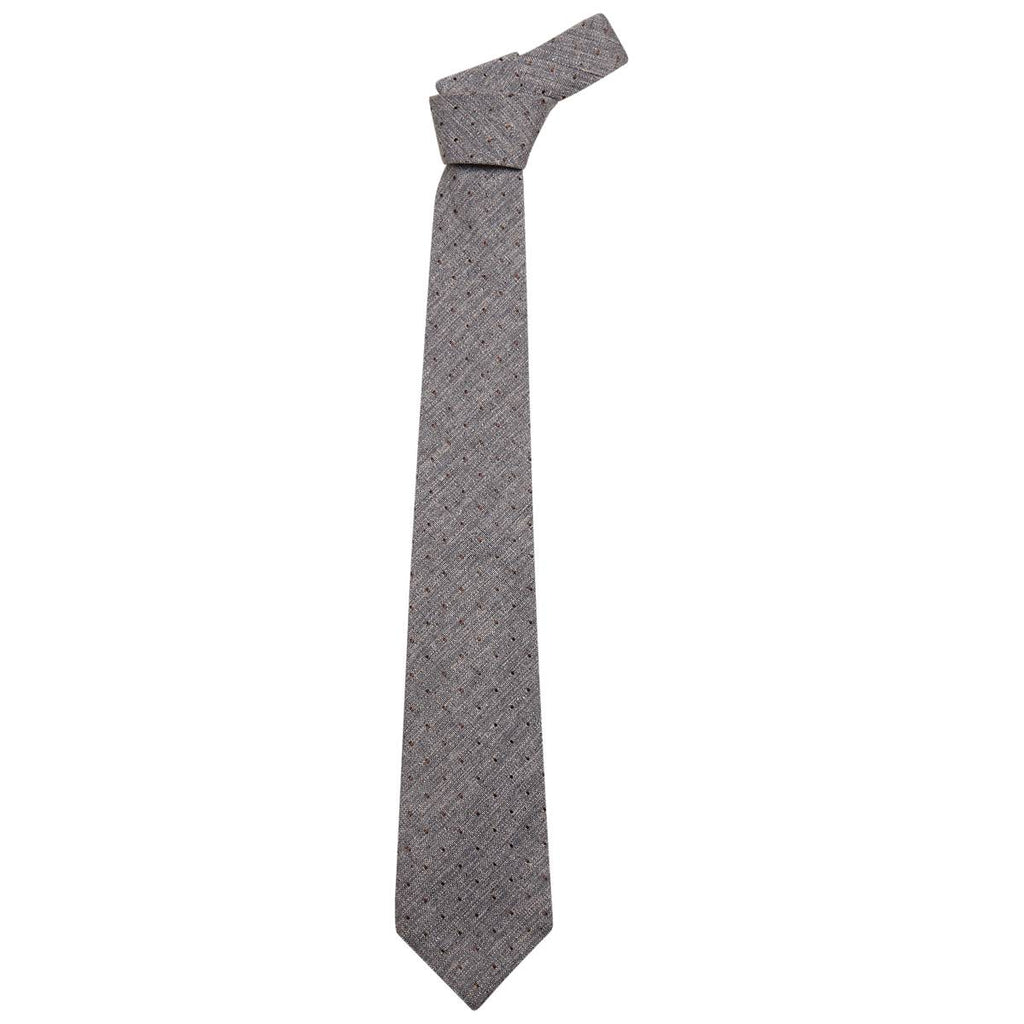 Kiton KITON Blue Brown Silk Wool Tie Blue/Brown 000