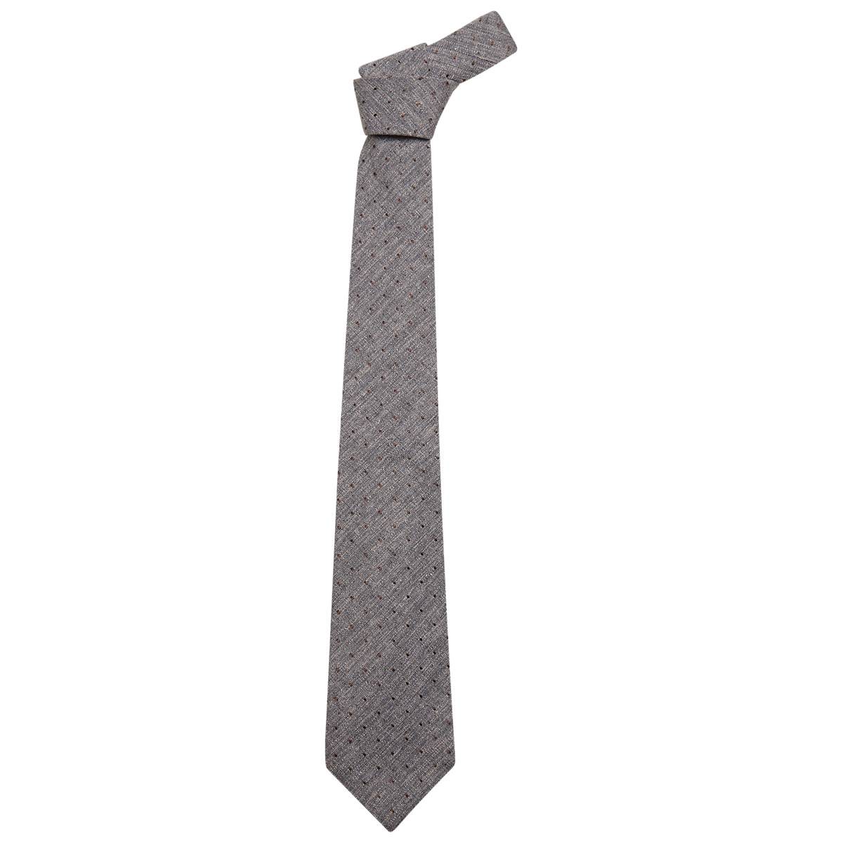Kiton KITON Blue Brown Silk Wool Tie Blue/Brown 000