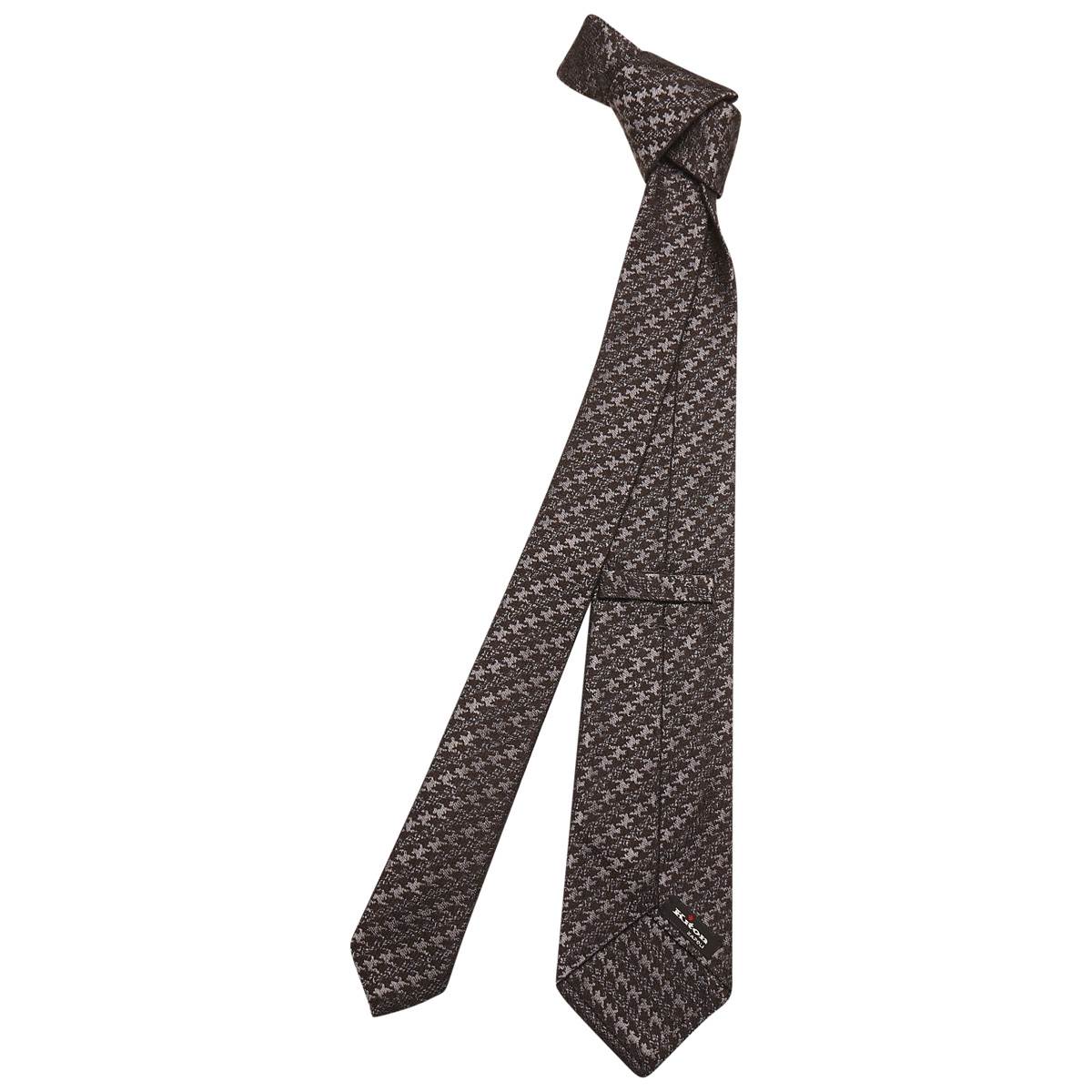 KITON Multicolor Viscose Cotton Silk Wool Tie