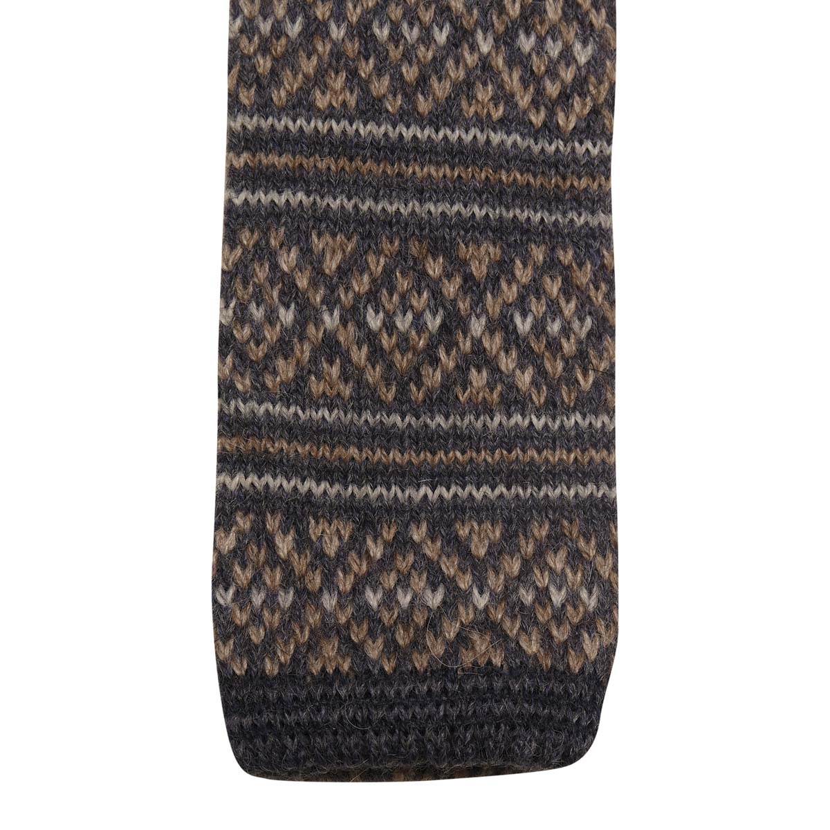 Kiton KITON Multicolor Acrilico Alpaca Wool Tie Multicolor 001