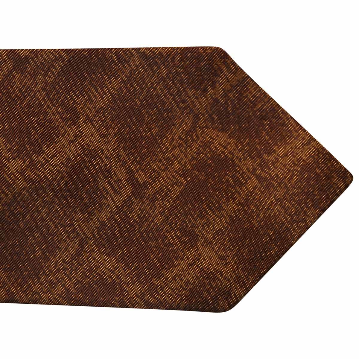 Kiton KITON Orange Brown Silk Tie Orange/Brown 001