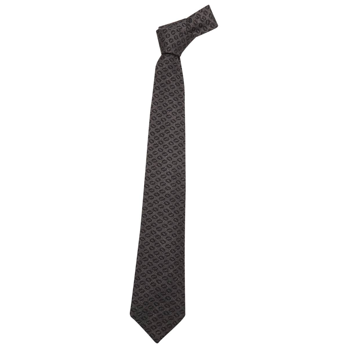 Kiton KITON Gray Blue Wool Silk Tie Gray/Blue 000