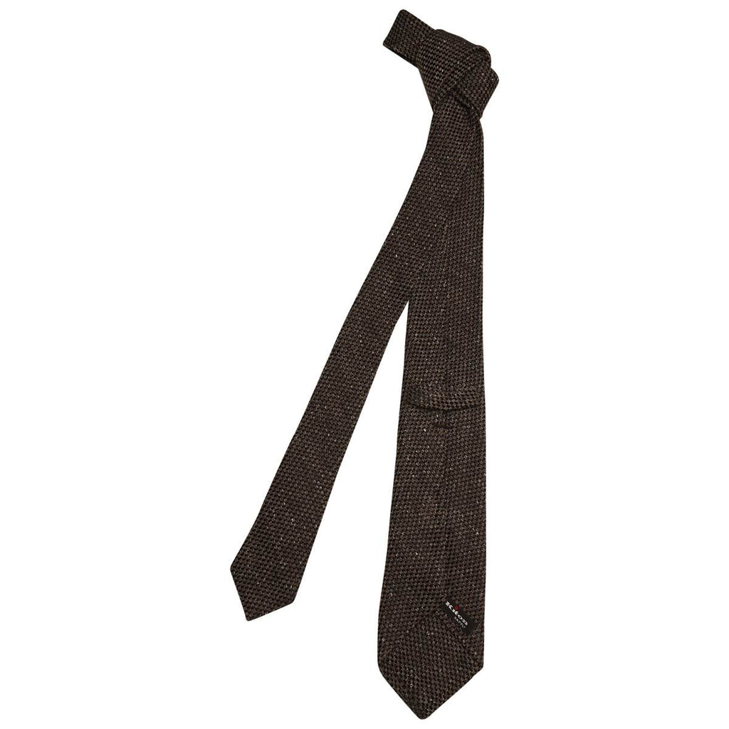 KITON Multicolor Silk Wool Ny Cotton Tie