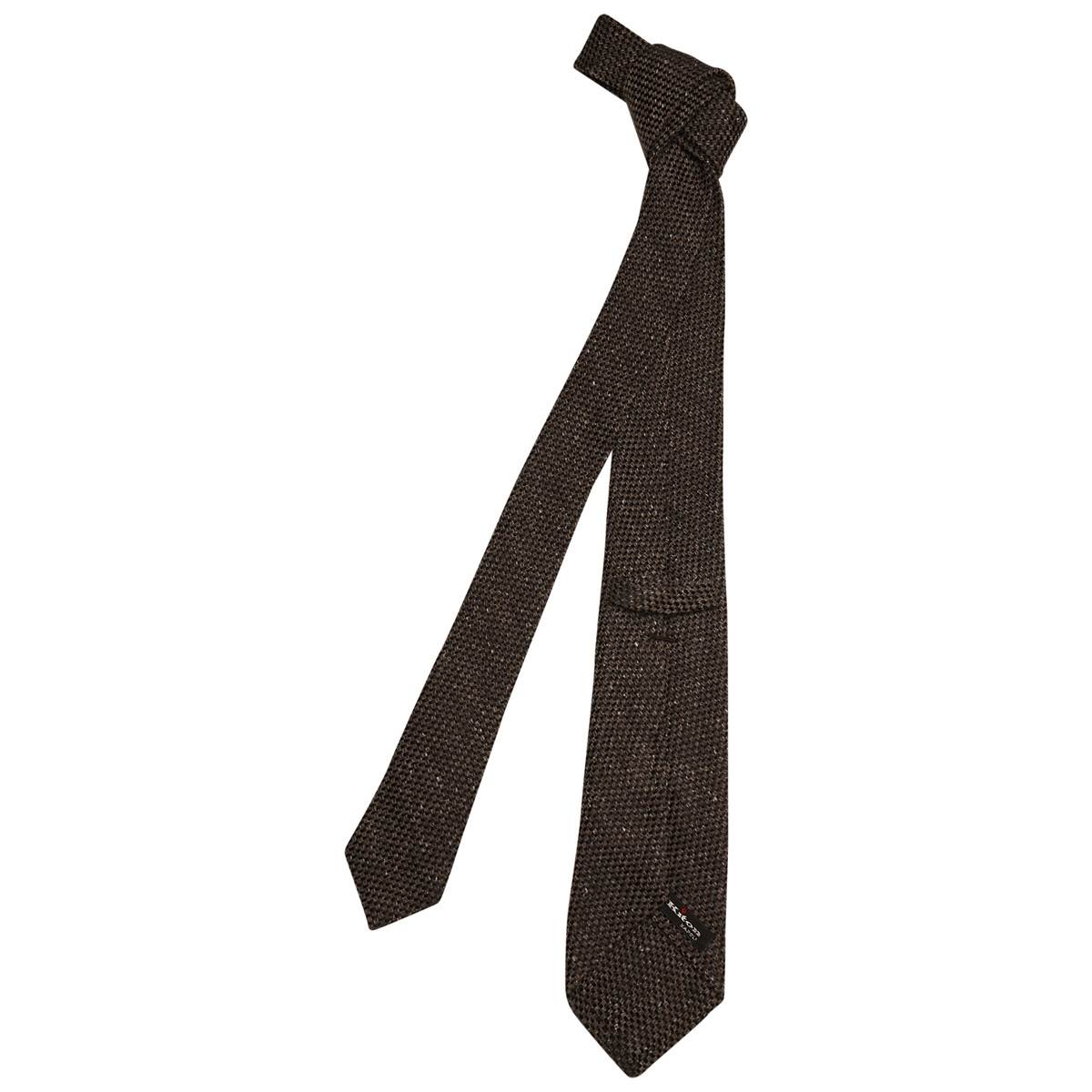 KITON Multicolor Silk Wool Ny Cotton Tie