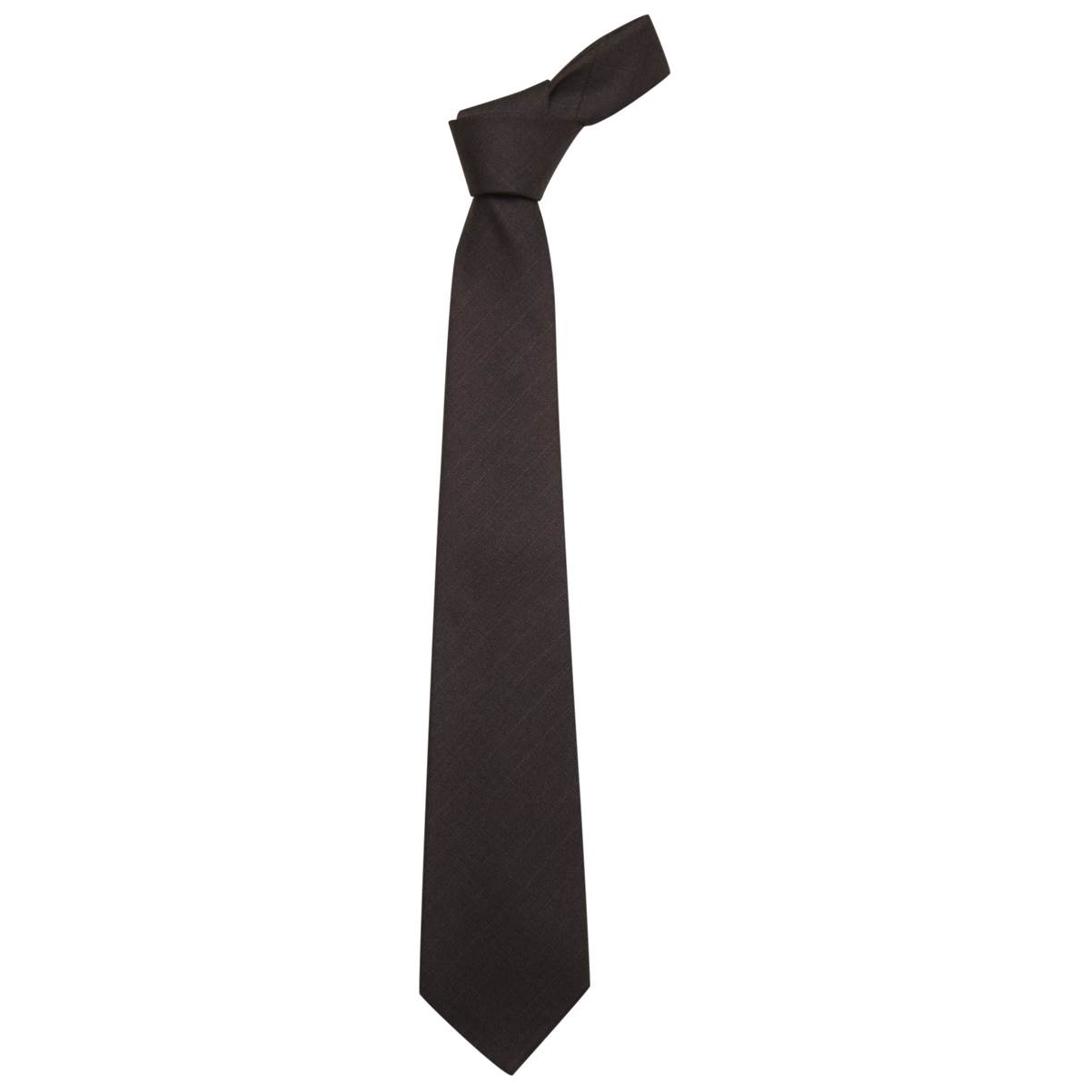 Kiton KITON Dark Gray Silk Tie Dark Gray 000