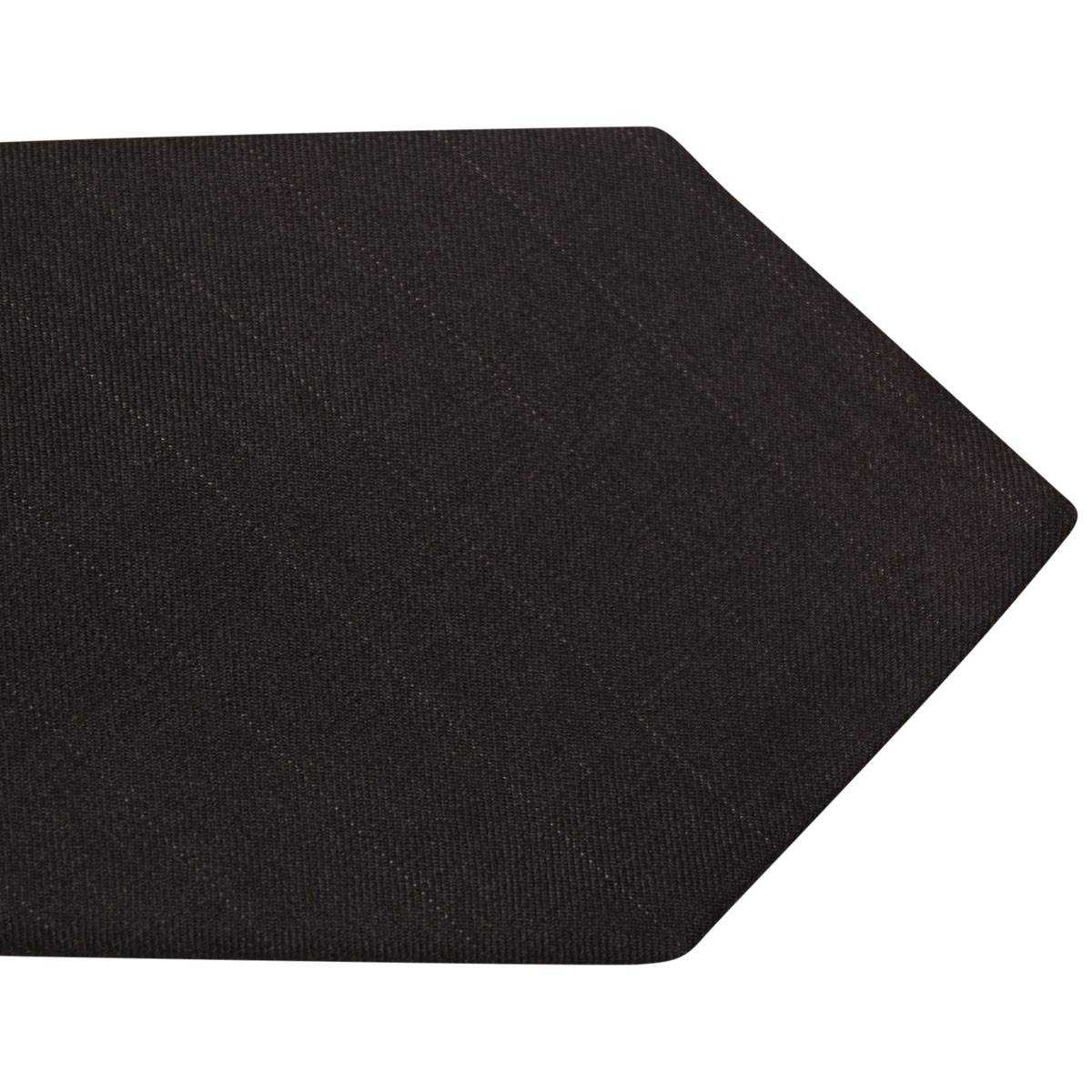 Kiton KITON Dark Gray Silk Tie Dark Gray 001