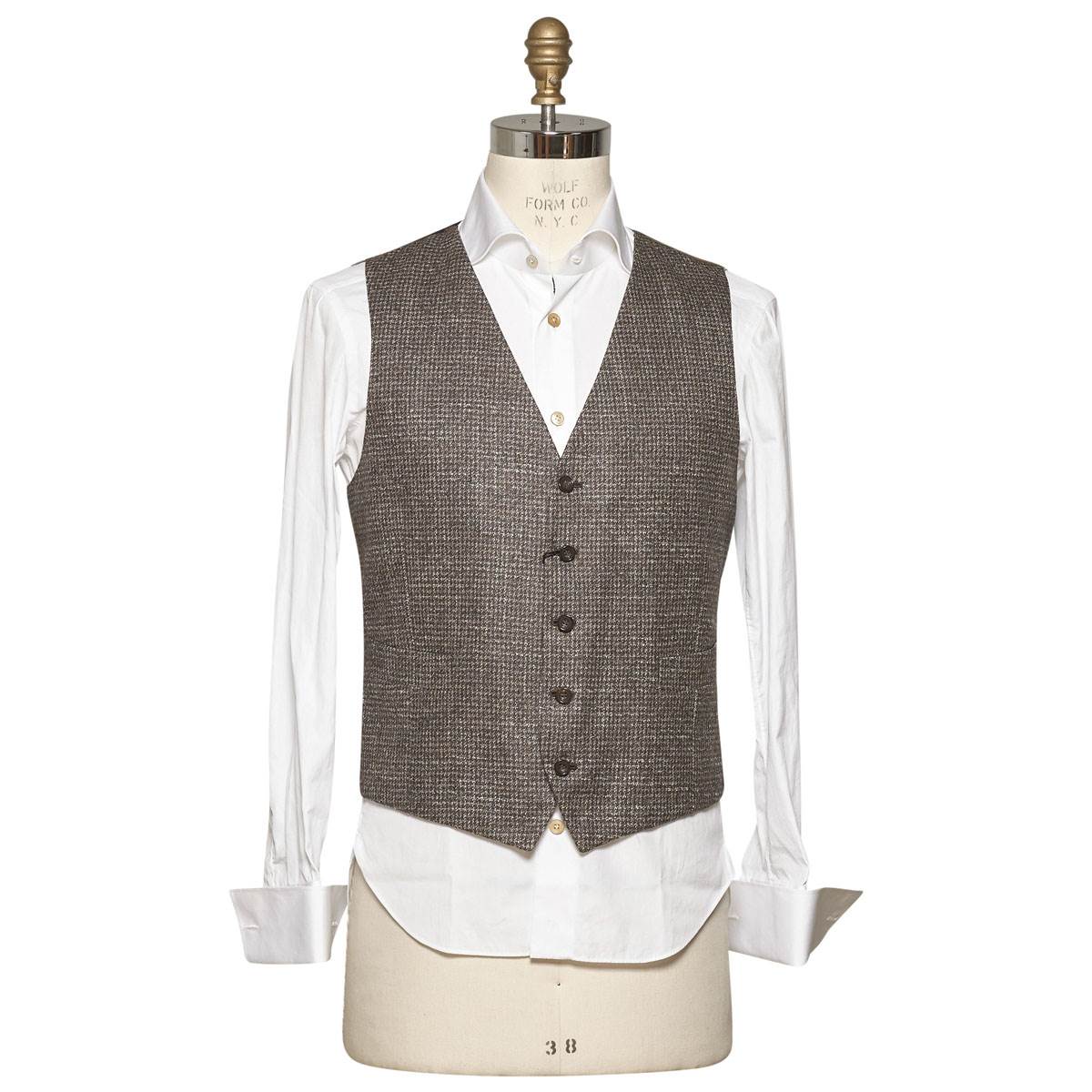 Kiton KITON Multicolor Wool Silk Cashmere El Vest Multicolor 000
