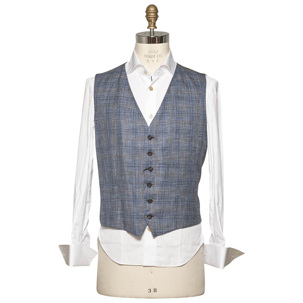 Kiton KITON Multicolor Silk Linen Viscose Vest Multicolor 000