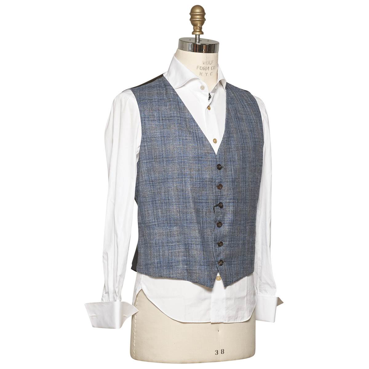 Kiton KITON Multicolor Silk Linen Viscose Vest Multicolor 001