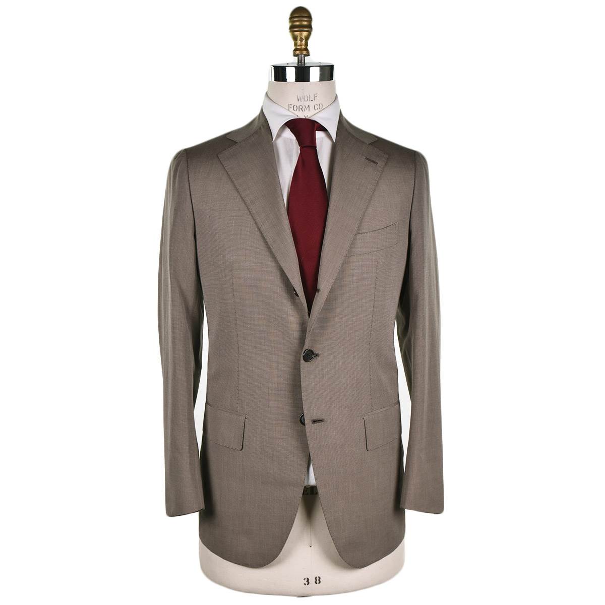 Cesare Attolini CESARE ATTOLINI Light Brown Cotton Suit Light Brown 000