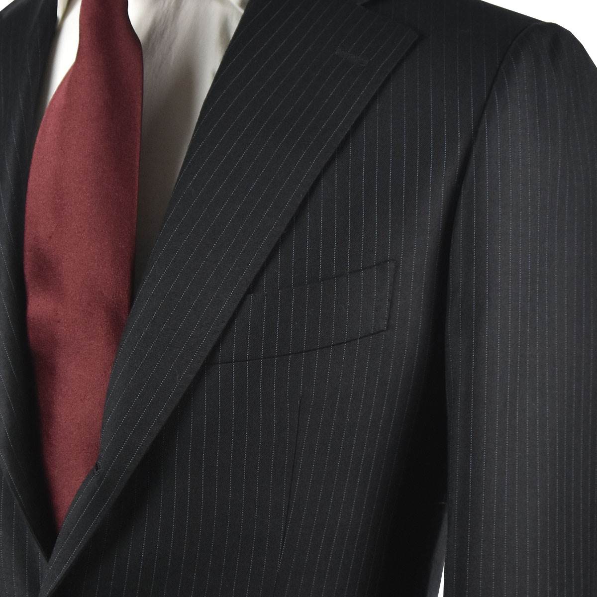 CESARE ATTOLINI Dark Blue Wool 120's Suit