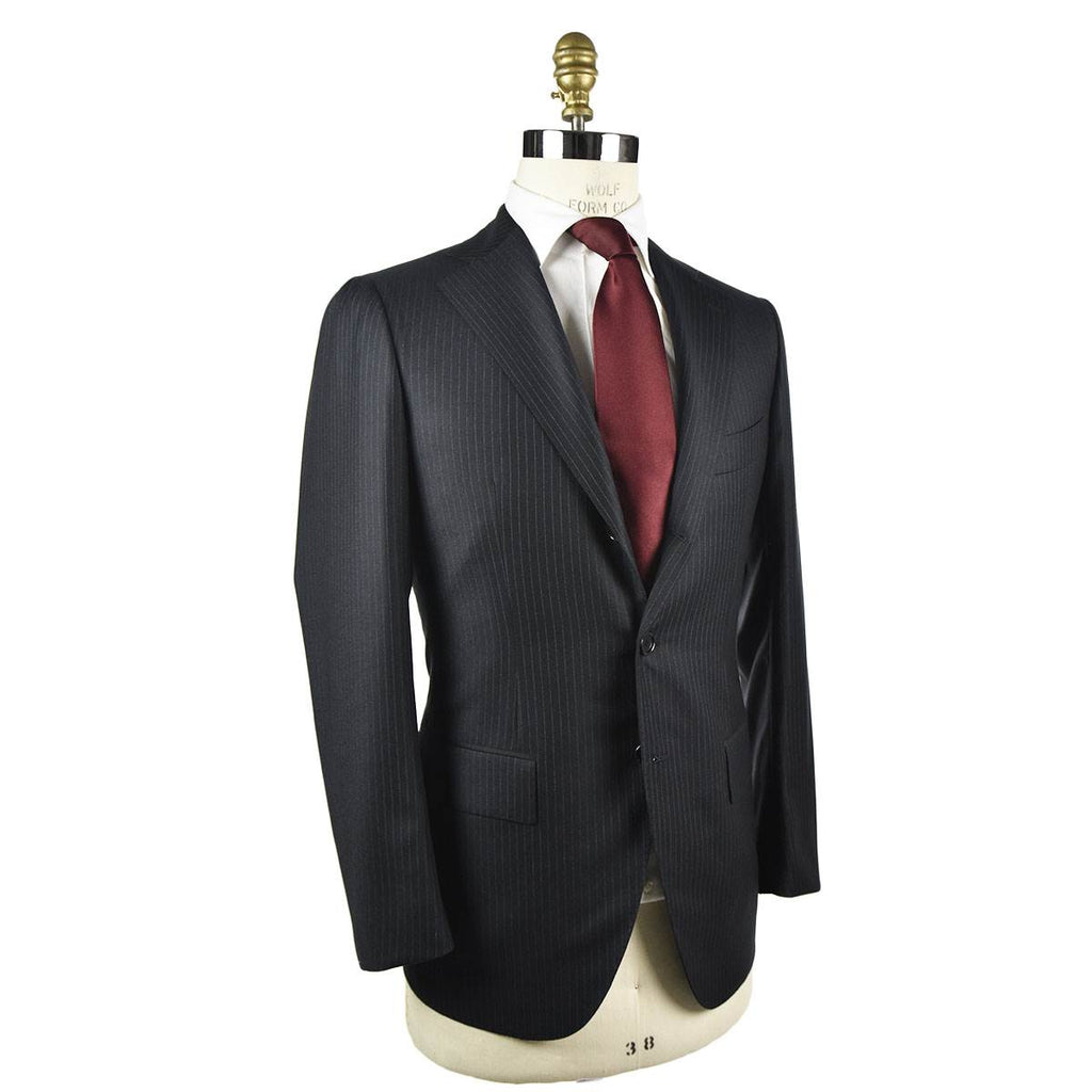CESARE ATTOLINI Dark Blue Wool 120's Suit