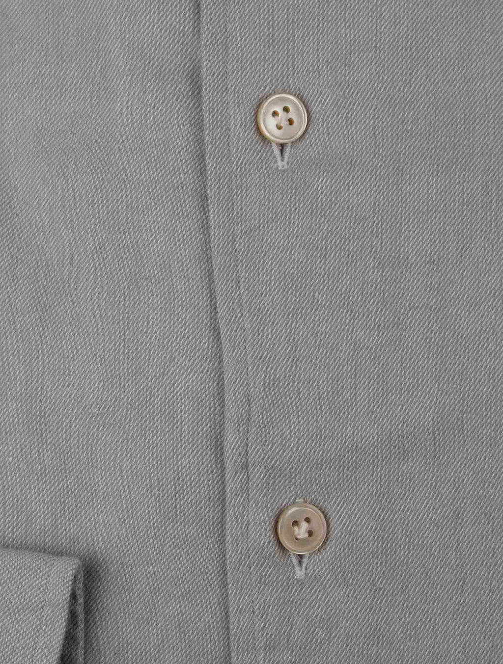 Luigi Borrelli Gray Cotton Shirt