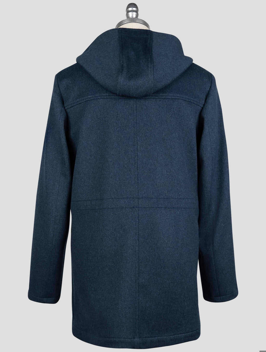 Isaia Blue Wool Pa Overcoat